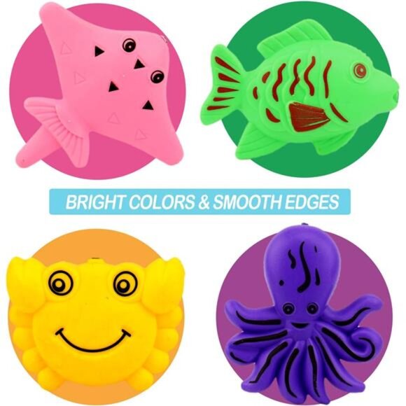 Magnetic Fishing Pool Toys Game, Water Table Bathtub Bath Toy - - Picture 4 of 8